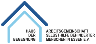 Logo der Arbeitsgemeinschaft Selbsthilfe behinderter Menschen in Essen e.V. – Haus der Begegnung